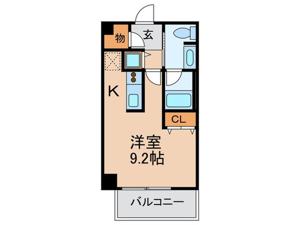 クロスレジデンス大阪新町の物件間取画像